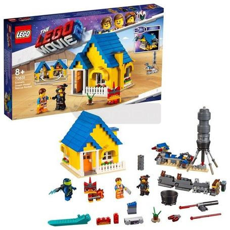 LEGO Movie 2 70831 Dom Emmeta/Rakieta ratunkowa
