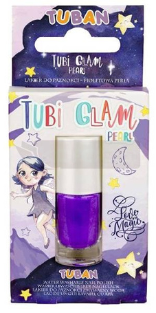 Lakier Tubi Glam fioletowy perłowy TUBAN