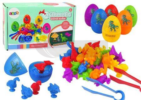 Jajka dinozaurów figurki gumowe przyssawki