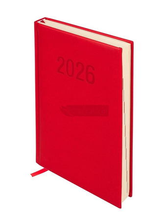 Kalendarz 2026 A5 Colorfix DNS czerwony
