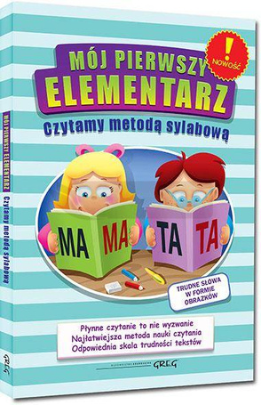 Mój pierwszy elementarz - czyt. m. sylab. TW GREG