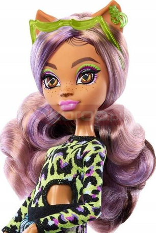 LALKA MONSTER HIGH WYSPA STRASZY-RAJ Clawdeen Wolf w kostiumie kąpielowym HRP67