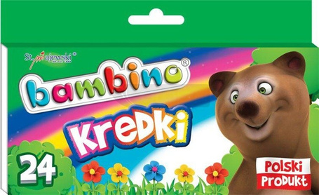 Kredki świecowe 24 kolory bls BAMBINO