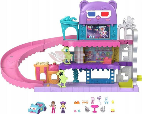 LALKA POLLY POCKET KINO SAMOCHODOWE zestaw do zabawy HPV39
