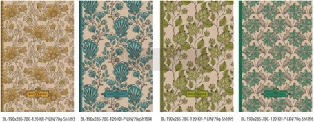 Notatnik ozdobny 190x285/120K linia TW FRESH