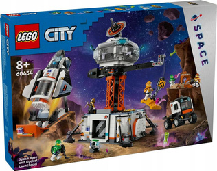 LEGO CITY SPACE 60434 STACJA KOSMICZNA I STANOWISKO STARTOWE RAKIETY