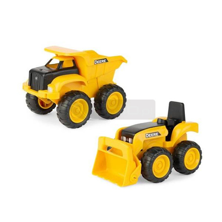 John Deere Pojazdy budowlane 2 szt. TOMY