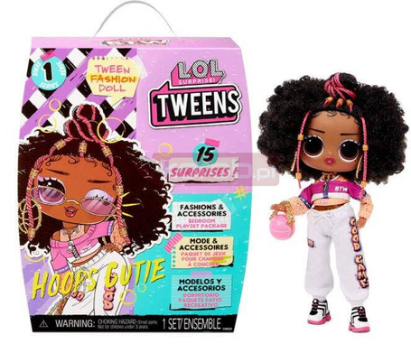 Lalka L.O.L. Surprise Tweens Doll, Hoops Cutie