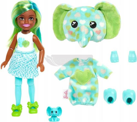 BARBIE CUTIE REVEAL CHELSEA W PRZEBRANIU SŁONIKA HKR13