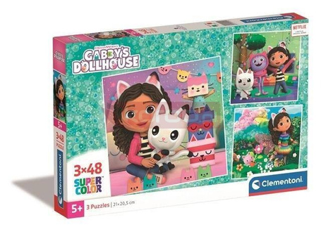 Puzzle 3x48 Super Kolor Gabby's Dollhouse