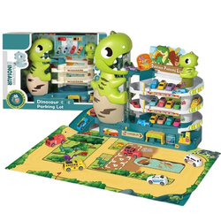 Zestaw parking Dinozaur z autami
