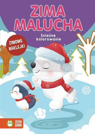 Zima malucha. Śnieżne kolorowanie