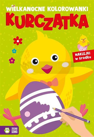 Wielkanocne kolorowanki. Kurczątka