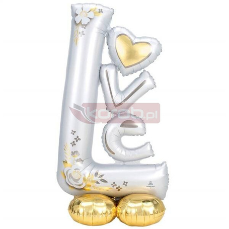 Balon foliowy AirLoonz Wedding Love 73x147cm