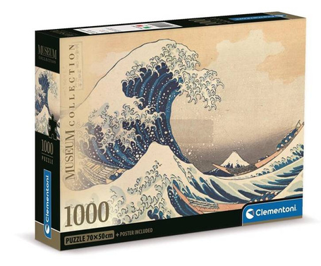Puzzle 1000 Compact Museum Hokusai: La Grande Onda