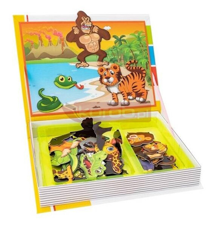 Puzzle magnetyczne - safari