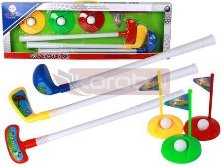Gra mini golf z kijami 12el