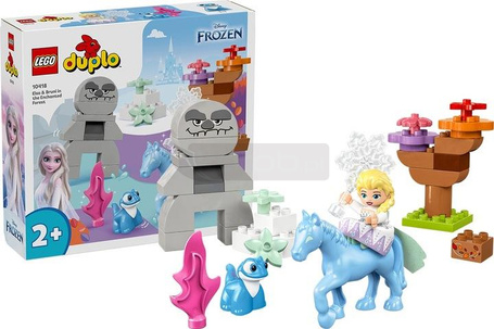 LEGO DUPLO KRAINA LODU 10418 ELZA I BRUNI W ZACZAROWANYM LESIE FROZEN