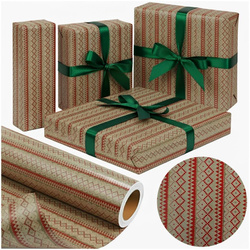 Papier kraftowy Północne Święta X-Strong 57cmx25m