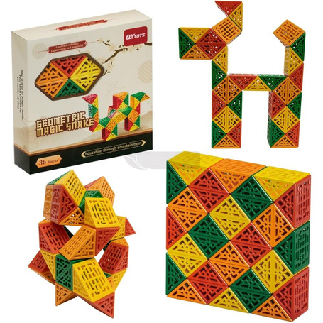 Geometryczny wąż - układanka