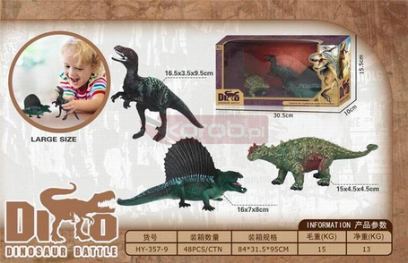Zestaw dinozaurów