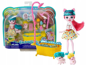 ENCHANTIMALS ZESTAW RADOSNA KĄPIEL PETYA PIG GJX36