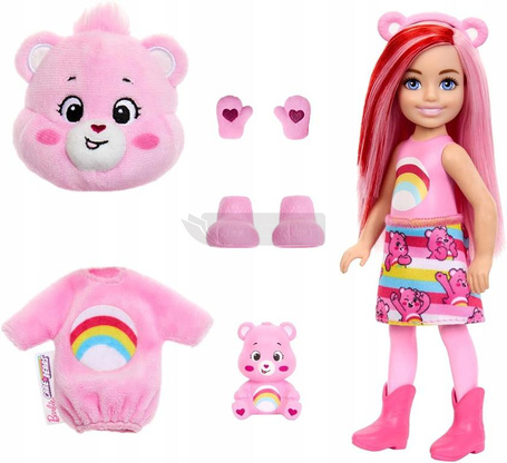 LALKA BARBIE CHELSEA CUTIE REVEAL NIESPODZIANKA seria Troskliwe Misie JCN97