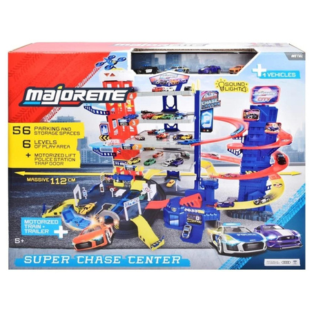 Majorette Super Centrum pościgu + 5 aut
