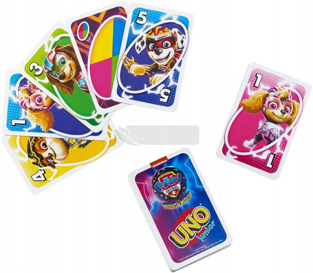 PSI PATROL 2 GRA KARTY UNO JUNIOR gra karciana dla całej rodziny HPY62