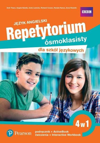 Repetytorium ósmoklasisty dla język. 4w1 podr.+ćw.