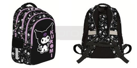 Plecak 4 komorowy Kuromi black