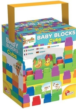 Klocki konstrukcyjne Carotina Baby Szczęśliwe zwierzątka