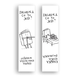 Zakładka kartonowa - Książka trzyma w napięciu