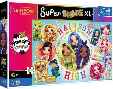 Puzzle 160 XL Kolorowe Rainbow High TREFL