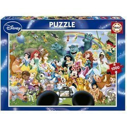 Puzzle 1000 elementów Cudowny świat Disneya