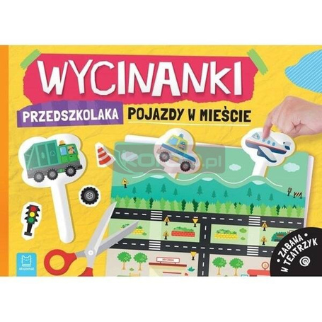 Wycinanki przedszkolaka. Pojazdy w mieście