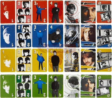 GRA KARTY UNO Canvas The Beatles, oryginalne kolekcjonerskie karty HYH42