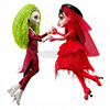 LALKA MONSTER HIGH SKULLECTOR BEETLEJUICE Betelgeuse and Lydia 2-Pack HYV96 