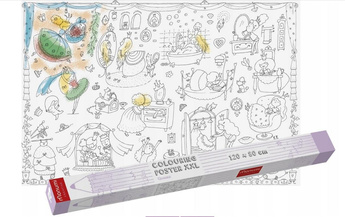 Kolorowanka Podłogowa XXL. Królewny