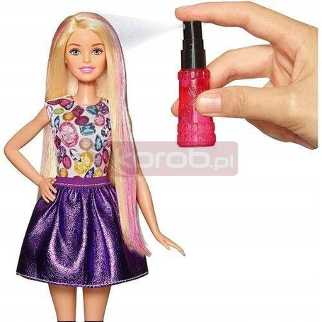 LALKA BARBIE ZESTAW DO STYLIZACJI WŁOSÓW zestaw z lokówką prostownicą DWK48
