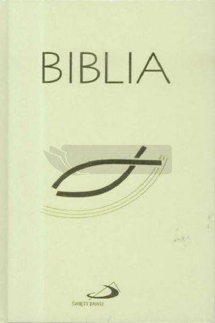 Biblia z rybką biała