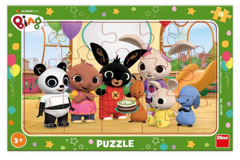 Puzzle 15 ramkowe Królik Bing z przyjaciółmi