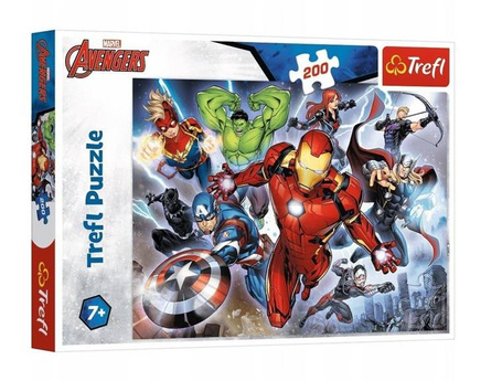 Puzzle 200 Waleczni Avengersi TREFL