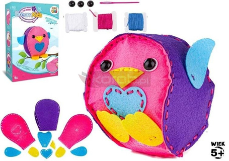 Zestaw kreatywny do szycia Ptaszek