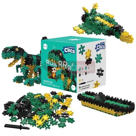 Nano Clics Klocki 5w1 - Budowniczowie 125el