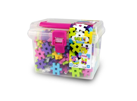 Klocki konstruk. Meli Basic Pink Travel Box 250szt