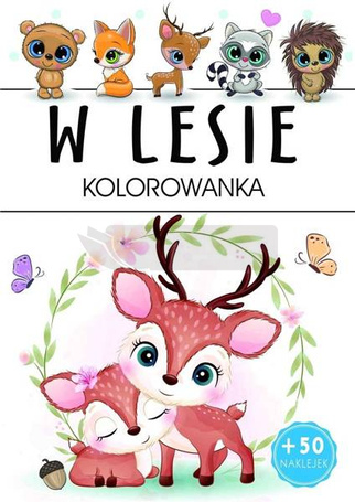 W lesie - kolorowanka