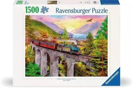 Puzzle 1500 Jesienna przejażdżka pociągiem
