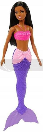 Lalka Barbie syrenka fioletowy ogon HGR06