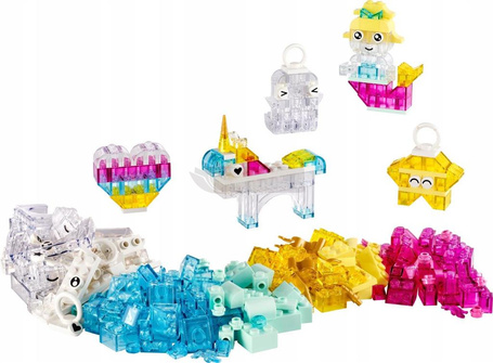 LEGO CLASSIC 11040 MAGICZNY ZESTAW Z PRZEZROCZYSTYMI KLOCKAMI